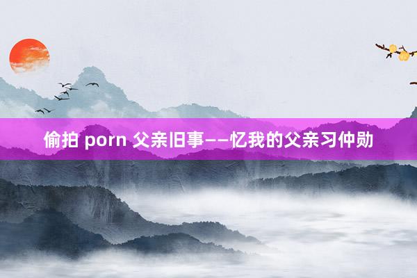 偷拍 porn 父亲旧事——忆我的父亲习仲勋